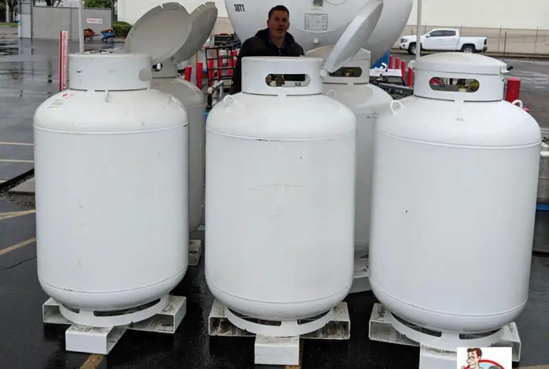 120 Gallon Vertical Propane Tank – ASME - Image 2